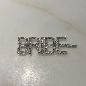 “Bride” Rhinestone Hair Clip